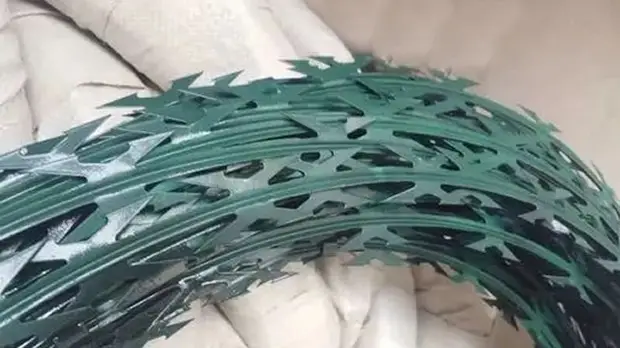 PVC beschichteter Rasiermesser Stacheldraht