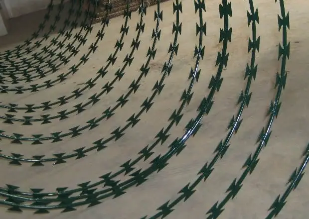 PVC beschichteter Rasiermesser Stacheldraht