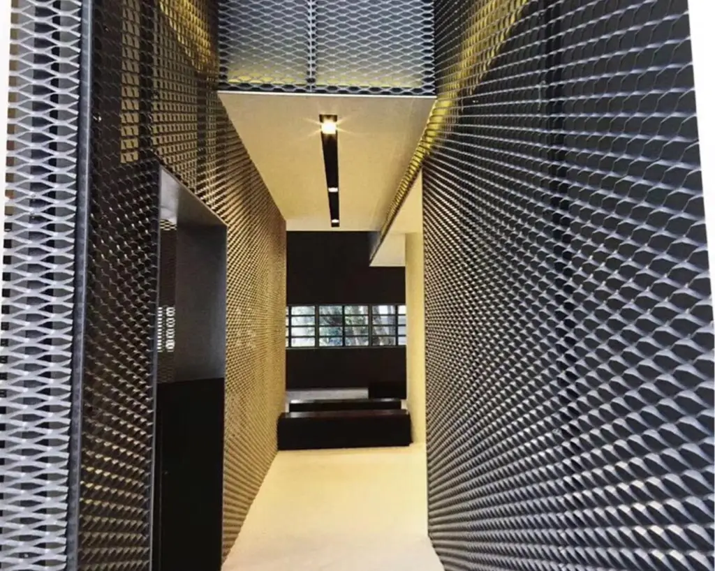 Architektonische Wanddekoration Metallgitter