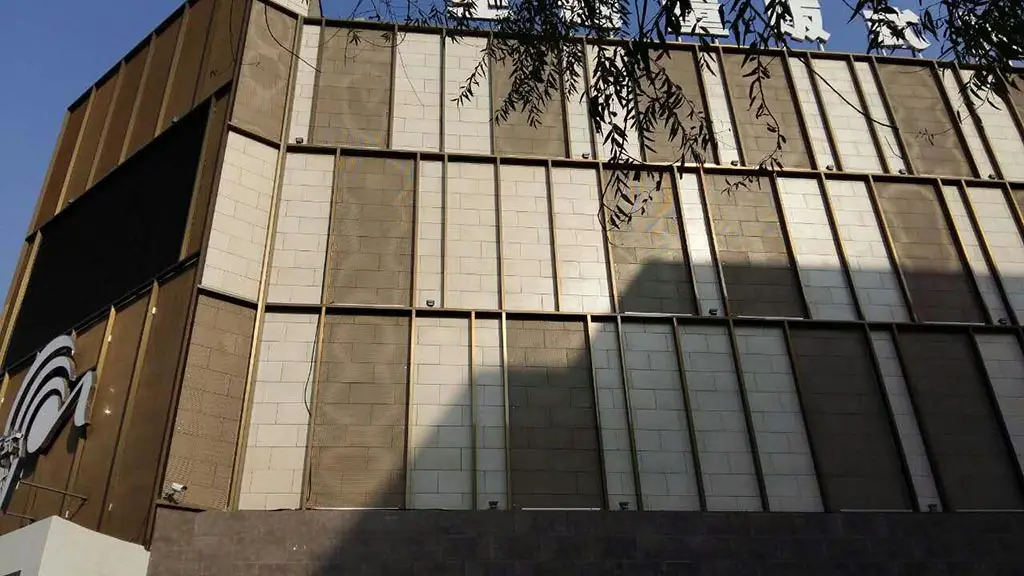 Architektonische Wanddekoration Metallgitter