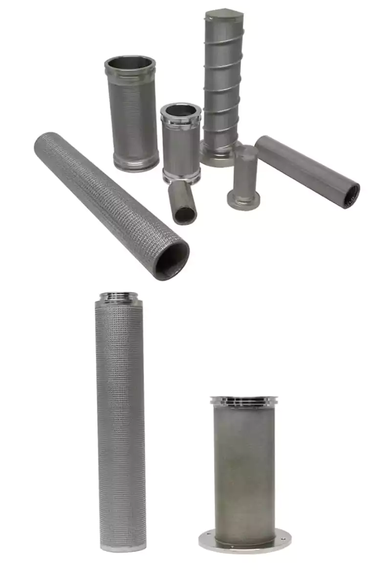 Rohr aus gesintertem Metall