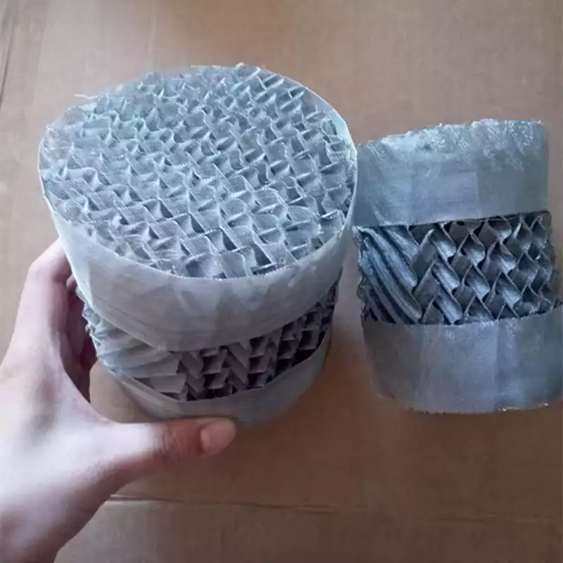 Strukturierte Verpackung für die Erdölfiltration