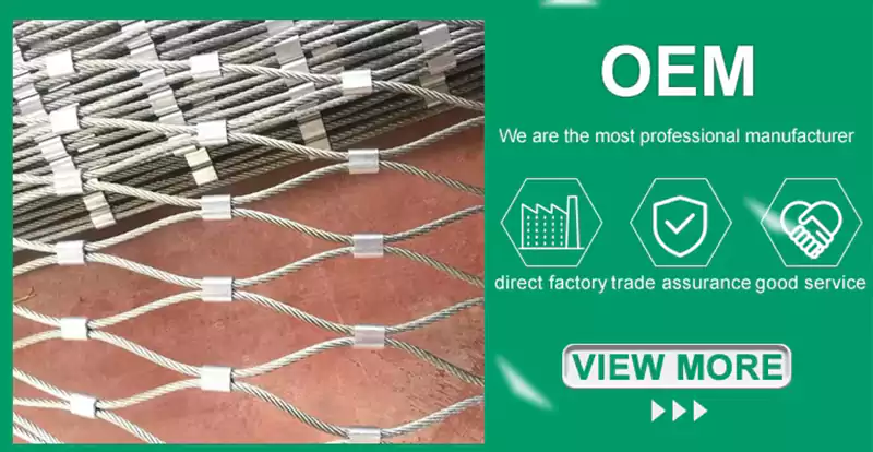 Edelstahl Drahtseil Mesh