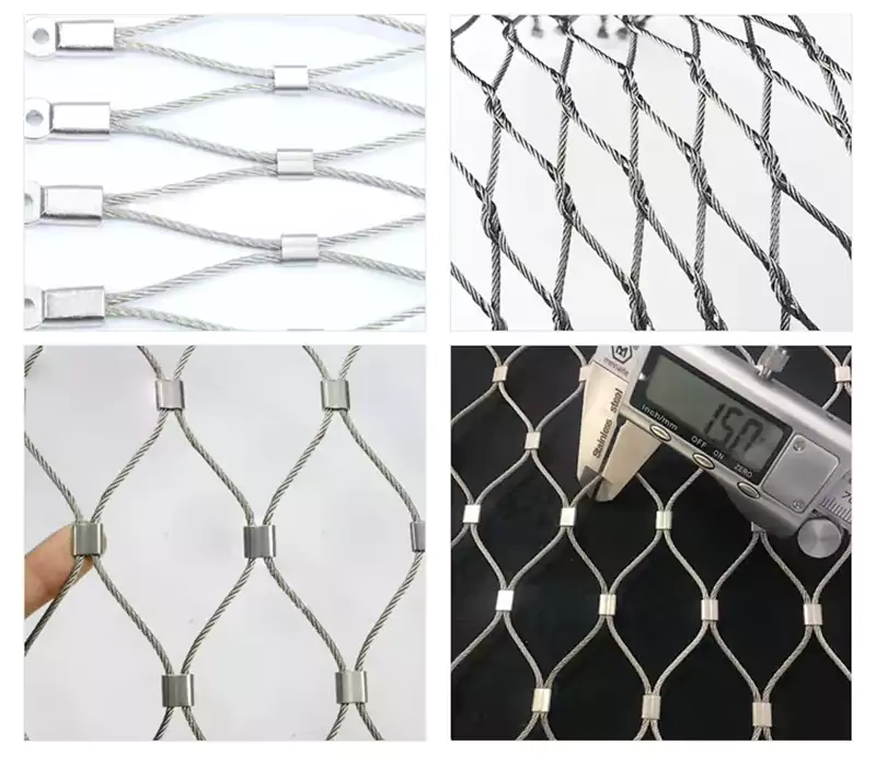 Edelstahl Drahtseil Mesh